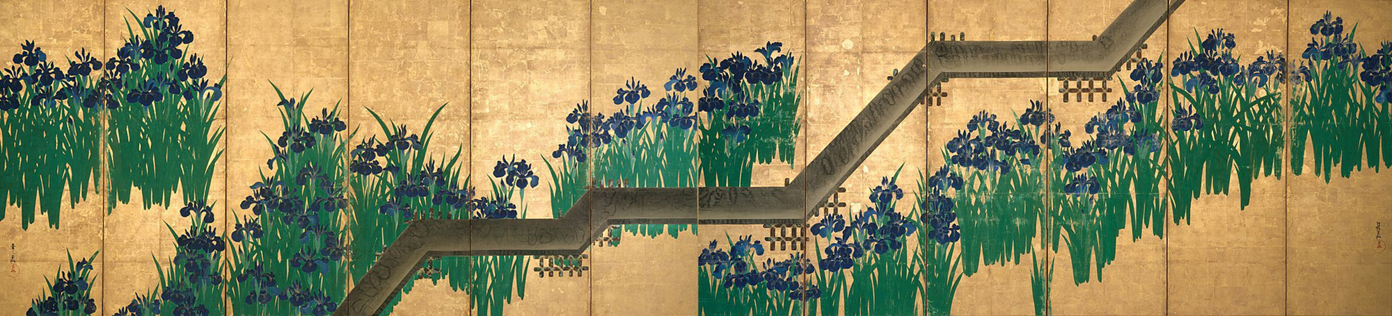 irises at yatsuhashi
